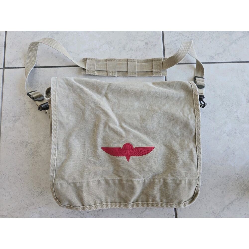Vintage Banana Republic Mill Valley Israeli Paratrooper Bag Canvas Pre Owned
